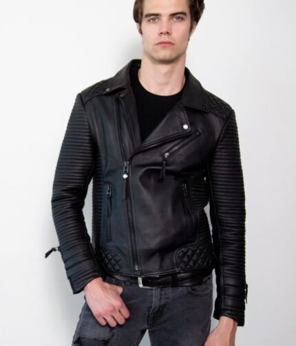 Hawthorne Moto Quilted Jacket , Leather Jacket , Quilted Jacket
