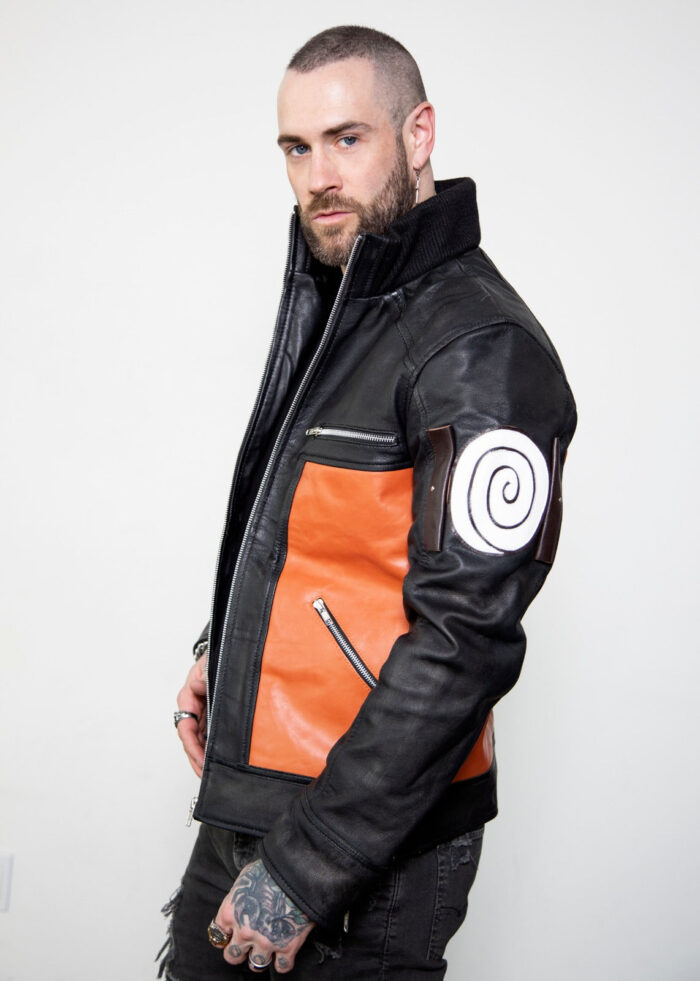 Naruto Shippuden Jacket, Leather Jacket, Naruto Jacket