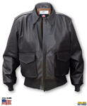 Army Cowhide Leather Jacket