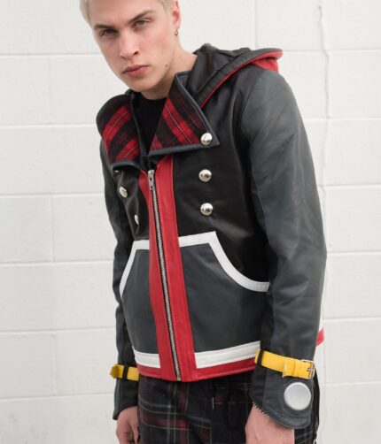 Sora Kingdom Hearts Jacket , Leather Jacket