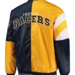 Gold/Navy Indiana Pacers Jacket , Varsity Jacket