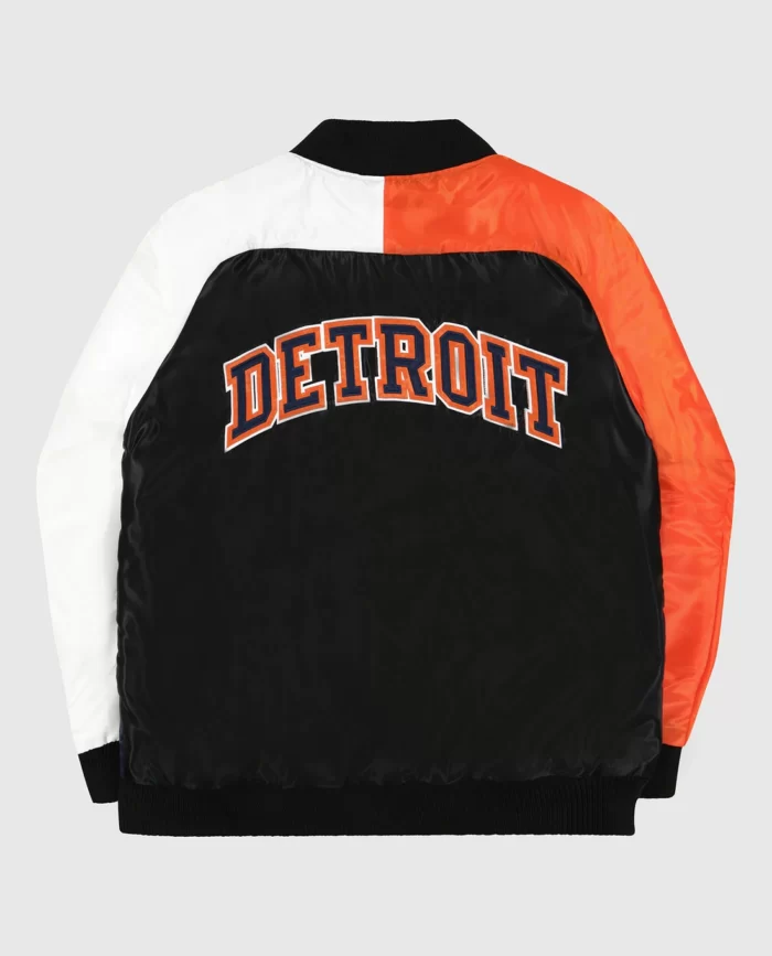 Detroit Tigers tri color Jacket , Full Snap Jacket