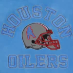 Houston Oilers Jacket , Full-snap Jacket , Varsity Jacket
