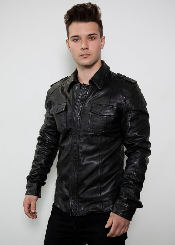 Black Draco Nero Jacket , Leather Jacket