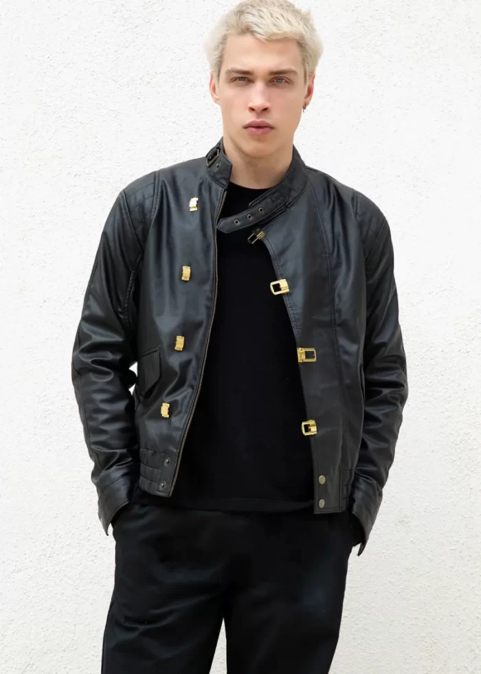 Black Akira Kaneda Jacket , Leather Jacket
