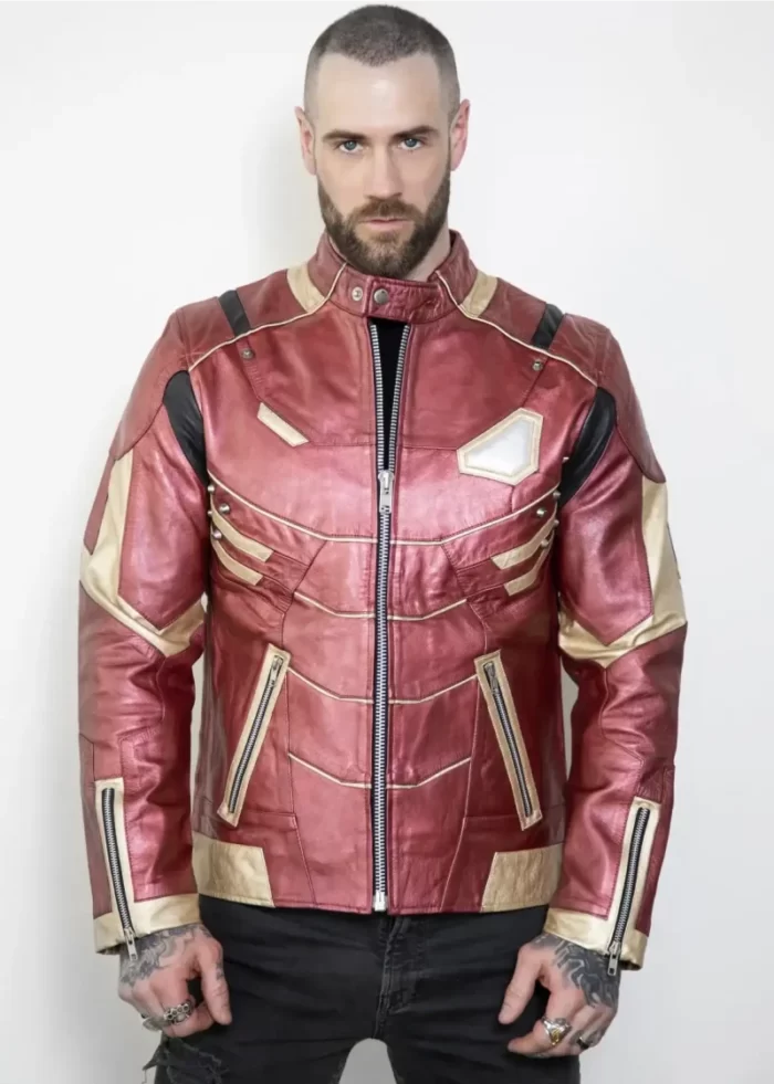 Iron Armor Platinum Jacket , Leather Jacket