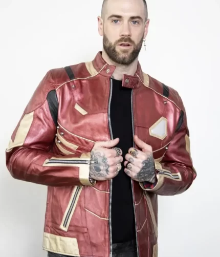 Iron Armor Platinum Jacket , Leather Jacket