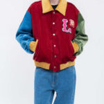 Lover Boys Letterman Jacket , Colour block