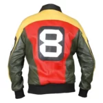8 Ball Multicolor Jacket, 8 Ball Jacket, Bomber Jacket, Leather Jacket
