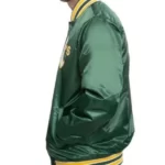 Oakland a's varsity jacket , Satin Jacket