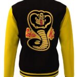 Yellow Karate Kid Jacket, Cobra Kai Jacket, Varsity Jacket