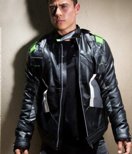 Green Soldier 76 Houston Jacket , Leather Jacket , Houston Jacket