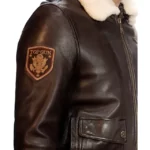 Top Gun Aviator Luxury Jacket, Top Gun Jacket, Leather Jacket, Bomber Jacket