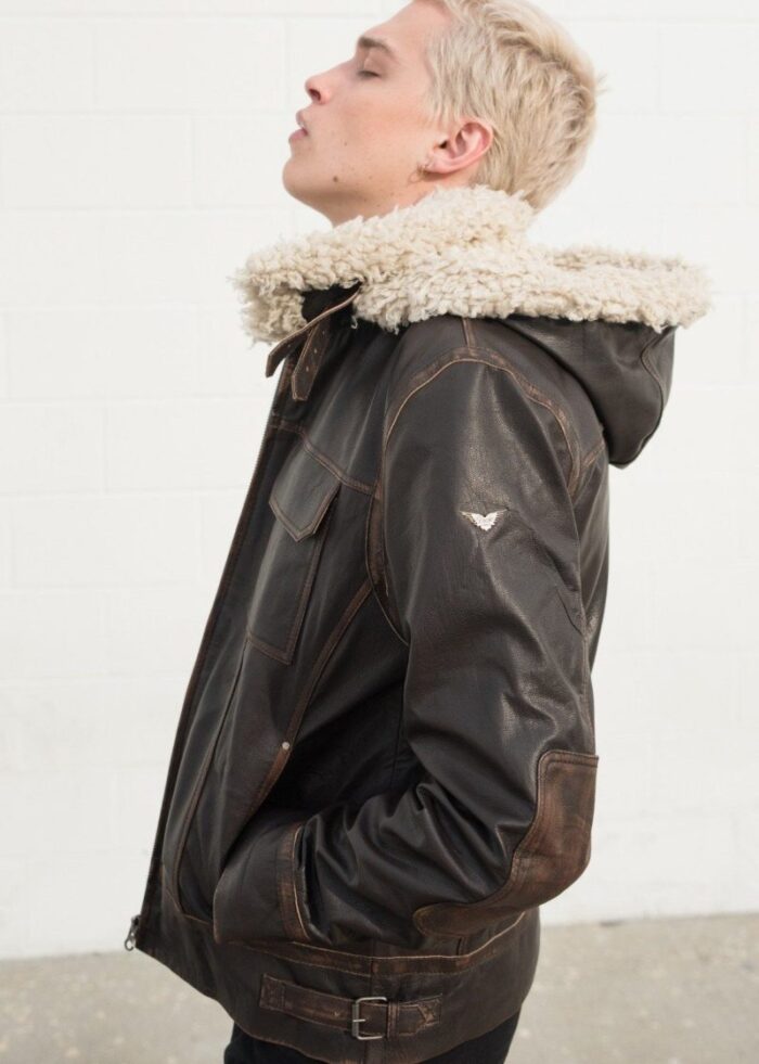 Aviator Hoth Shearling Jacket , Leather Jacket