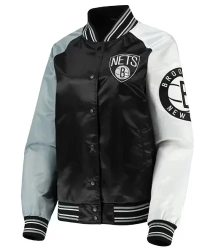 Brooklyn Nets Raglan Jacket , Varsity jacket