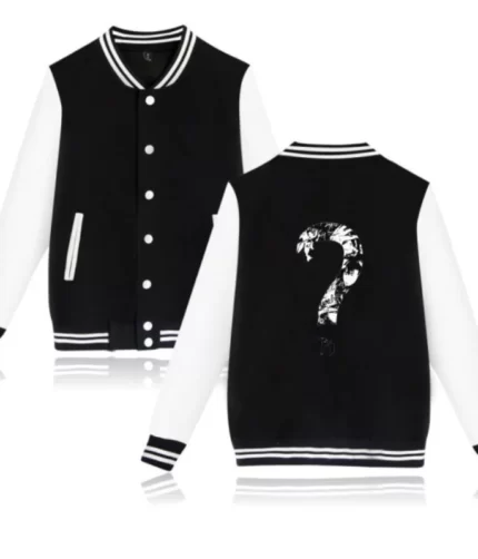 Xxxtentacion Rapper Black/white Jacket , Wool Jacket , Varsity Jacket