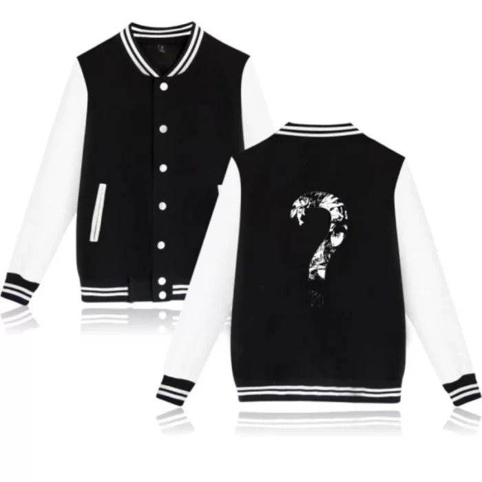 Xxxtentacion Rapper Black/white Jacket , Wool Jacket , Varsity Jacket
