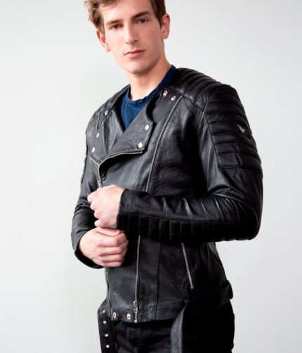 Quilted Legacy Leather Jacket , Leather Jacket