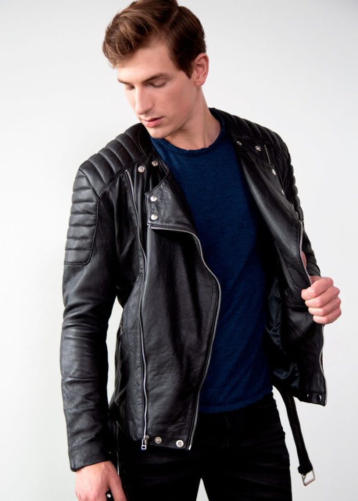 Quilted Legacy Leather Jacket , Leather Jacket