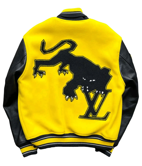 LV embroidered Jacket , Wool Jacket