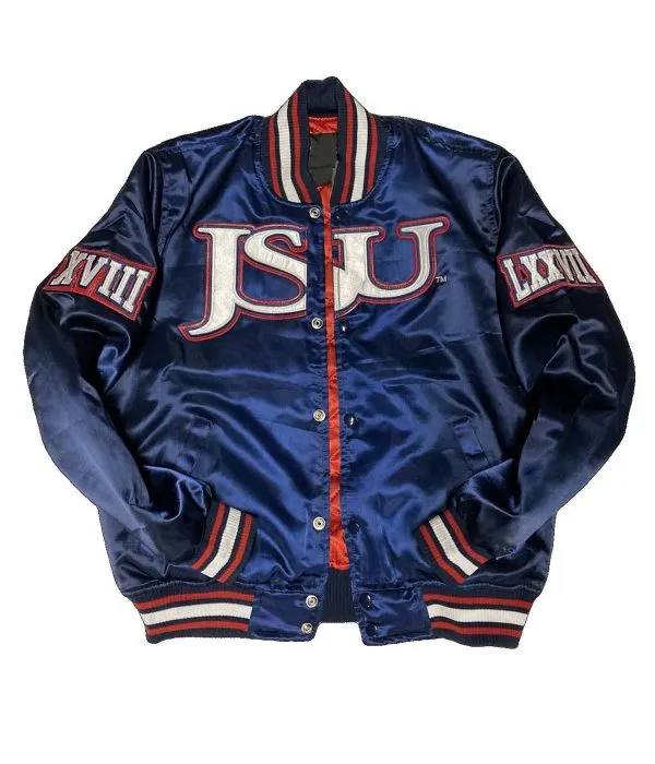 Men's Satin JSU Jacket , Varsity Jacket
