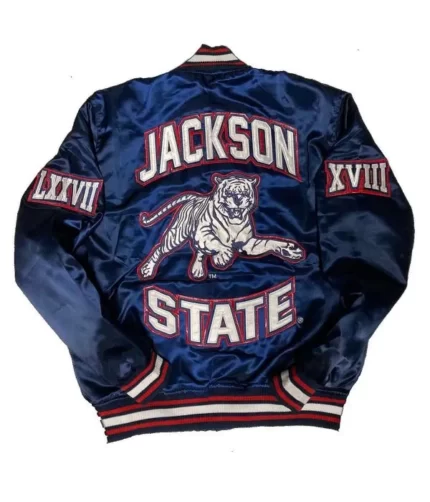 Men's Satin JSU Jacket , Varsity Jacket