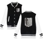 Attack on Titan Baseball Jacket, Attack On Titan Jacket, Varsity Jacket