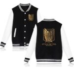 Attack on Titan Baseball Jacket, Attack On Titan Jacket, Varsity Jacket