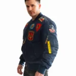MA-1 Nylon with Patches, Top Gun Jacket, Bomber Jacket