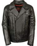 Milwaukee Leather Mens Vented Cruiser Jacket,Leather Jacket,We leather jacket,Black leather jacket, Brown leather jacket, mens jacket, mens leather jacket, mens black leather jacket, quilted pattern jacket, scooter mens jacket, Sporty jacket, cruiser jacket, utility jacket, vented jacket