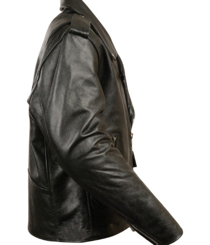 Milwaukee Leather Mens Police Style Jacket