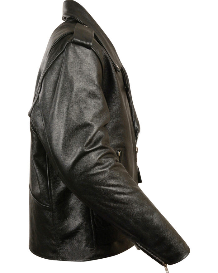 Milwaukee Leather Mens Police Style Jacket