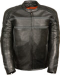 Milwaukee Leather Mens Reflective Scooter Jacket ,Leather Jacket, We leather jacket,Black leather jacket, Brown leather jacket, mens jacket, mens leather jacket, mens black leather jacket, quilted pattern jacket, scooter mens jacket, Sporty jacket, mens vintage jacket , spoty scooter jacket,scooter jacket