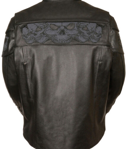 Milwaukee Leather Mens Skull Jacket