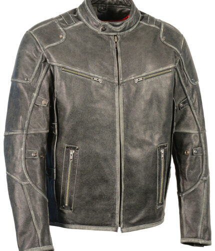 Milwaukee Leather Mens Vintage Jacket,Leather Jacket,We leather jacket,Black leather jacket, Brown leather jacket, mens jacket, mens leather jacket, mens black leather jacket, quilted pattern jacket, scooter mens jacket, Sporty jacket , Grey mens leather jacket, grey leather jacket, grey jacket, mens vinatge jacket