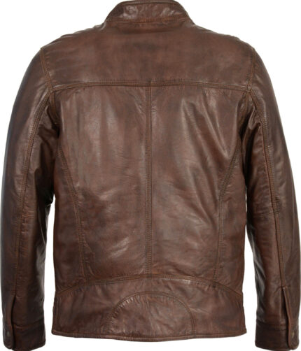 Milwaukee Mens Moto Leather jacket