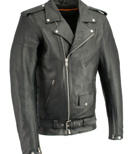 Milwaukee Leather Mens Classic Side jacket,