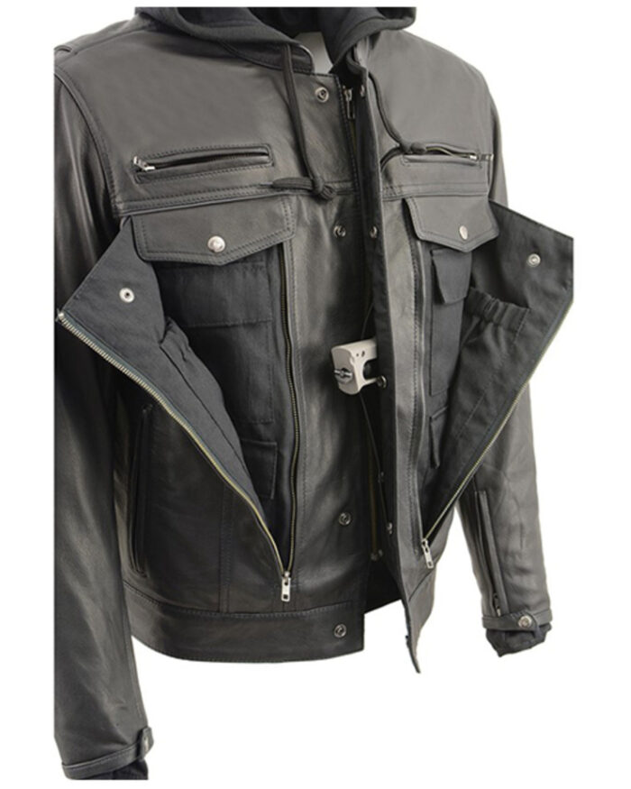 Milwaukee Leather Mens Motorcycle jacket,