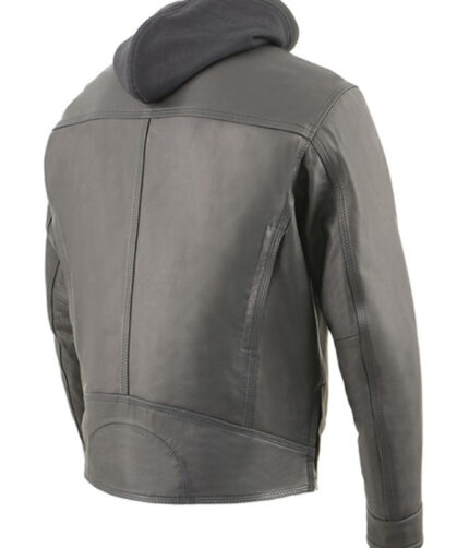 Milwaukee Leather Mens Hooded jacket