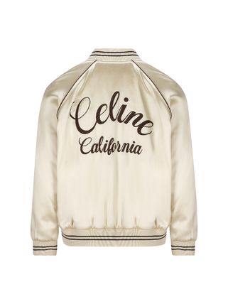 Men's Celine Street Style Varsity Jacket