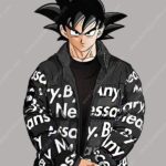 Dragon Ball Z Goku Black Drip Jacket, leather jacket, goku leather jacket, goku jacket, weleatherjacket, goku Jacket, goku Orange leather jacket, goku mens jacket goku mens leather jacket,drip jacket,goku drip jacket, puffer jacket, goku black puffer jacket