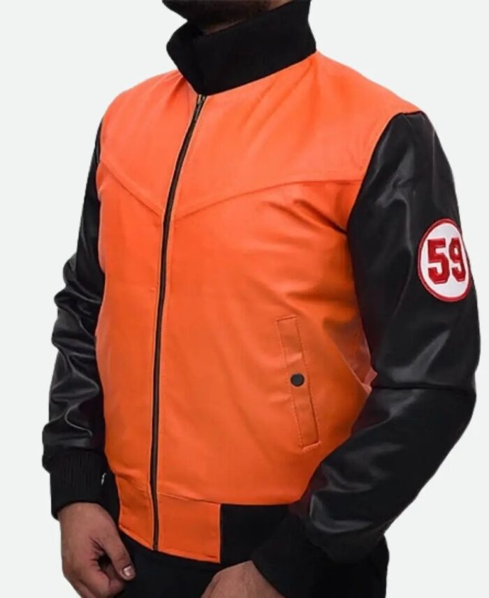 Dragon Ball Z Goku Bomber Leather Jacket