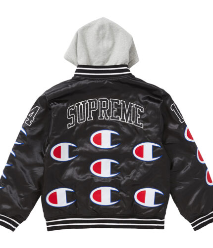 Supreme Champion Hooded Varsity Jacket