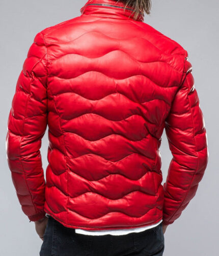 Men's Henizer Red Leather Jacket
