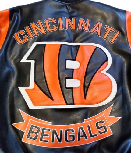 Cincinnati Bengals Starter Leather Jacket