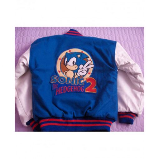 The Hedgehog Letterman Sonic Varsity Jacket