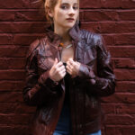 Womens Star Lord Red Leather Jacket, Star Lord Jacket, Womens jacket, Leather jacket, womens star lord jacket, womens leather jacket, Avengers jacket, weleatherjacket, brown leather jacket, burgundy leather jacket, avengers war jacket, womens avengers jacket, red leather jacket, womens black jacket, star lord black jacket, avengers black jacket, red jacket, womens red jacket, avengers red jacket, red star lord jacket,