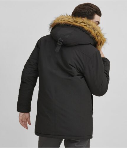 Men's Fur Hood Polyester Jacket