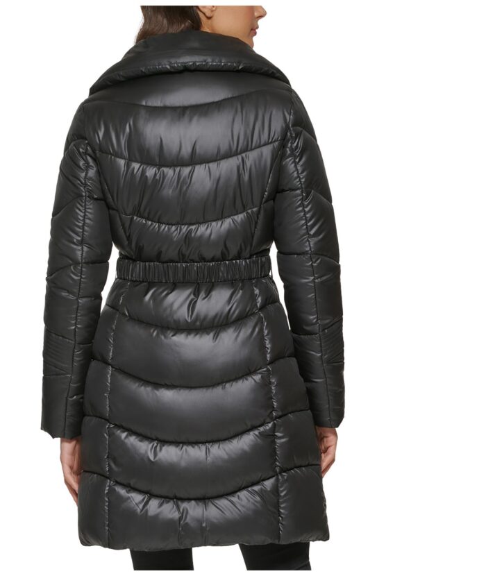 Women's Polyester Belted Neck Jacket