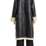 Lambskin Signature Leather, Leather Shearling Coat, Lambskin Signature Leather Shearling Coat